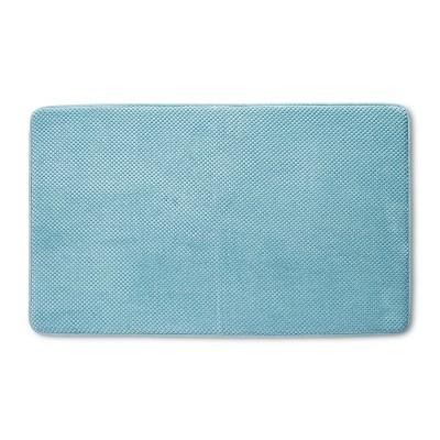 20" x 34" Bubble Memory Foam Bath Rug Surf Green - Threshold&#153;