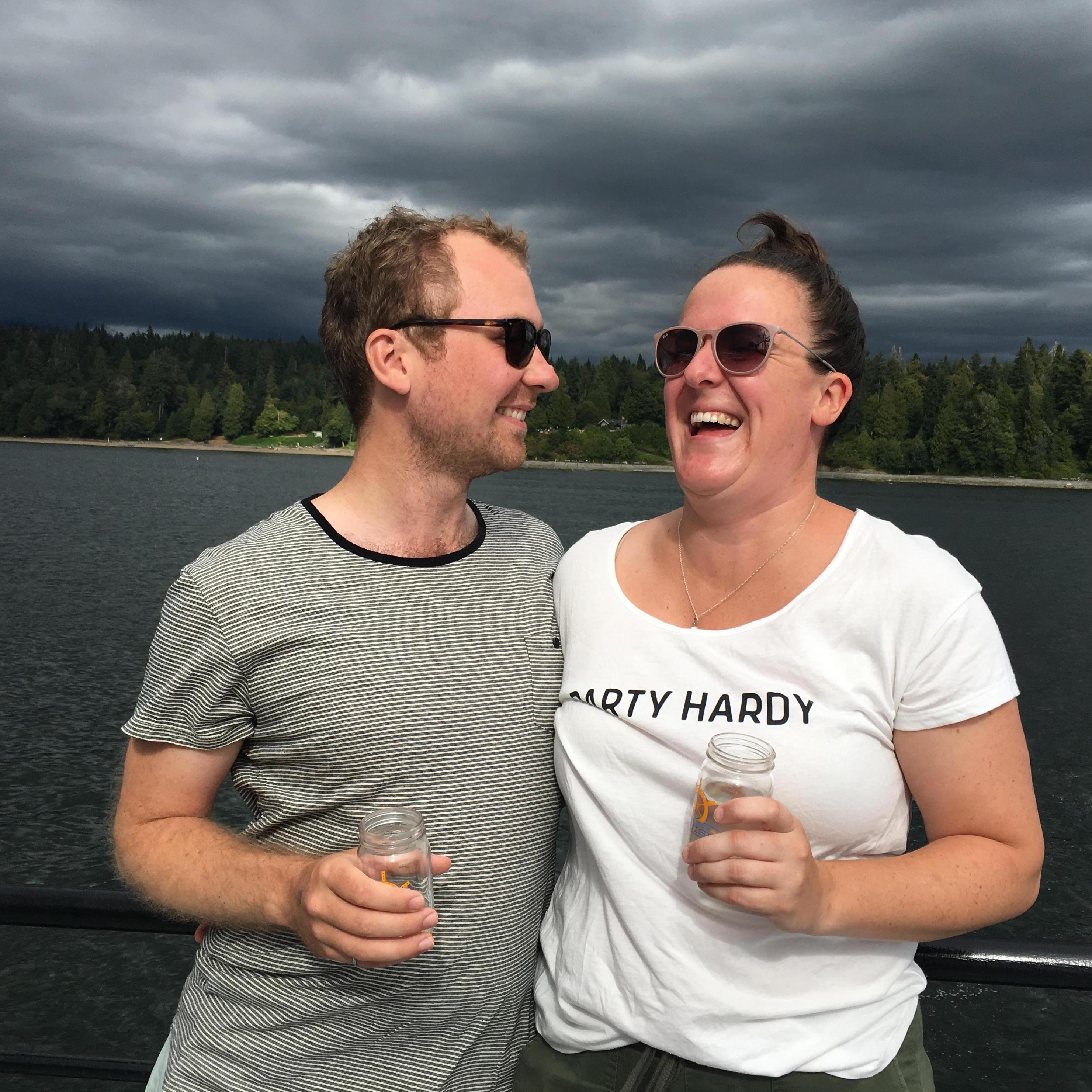 Party Hardy on a boat in 2018