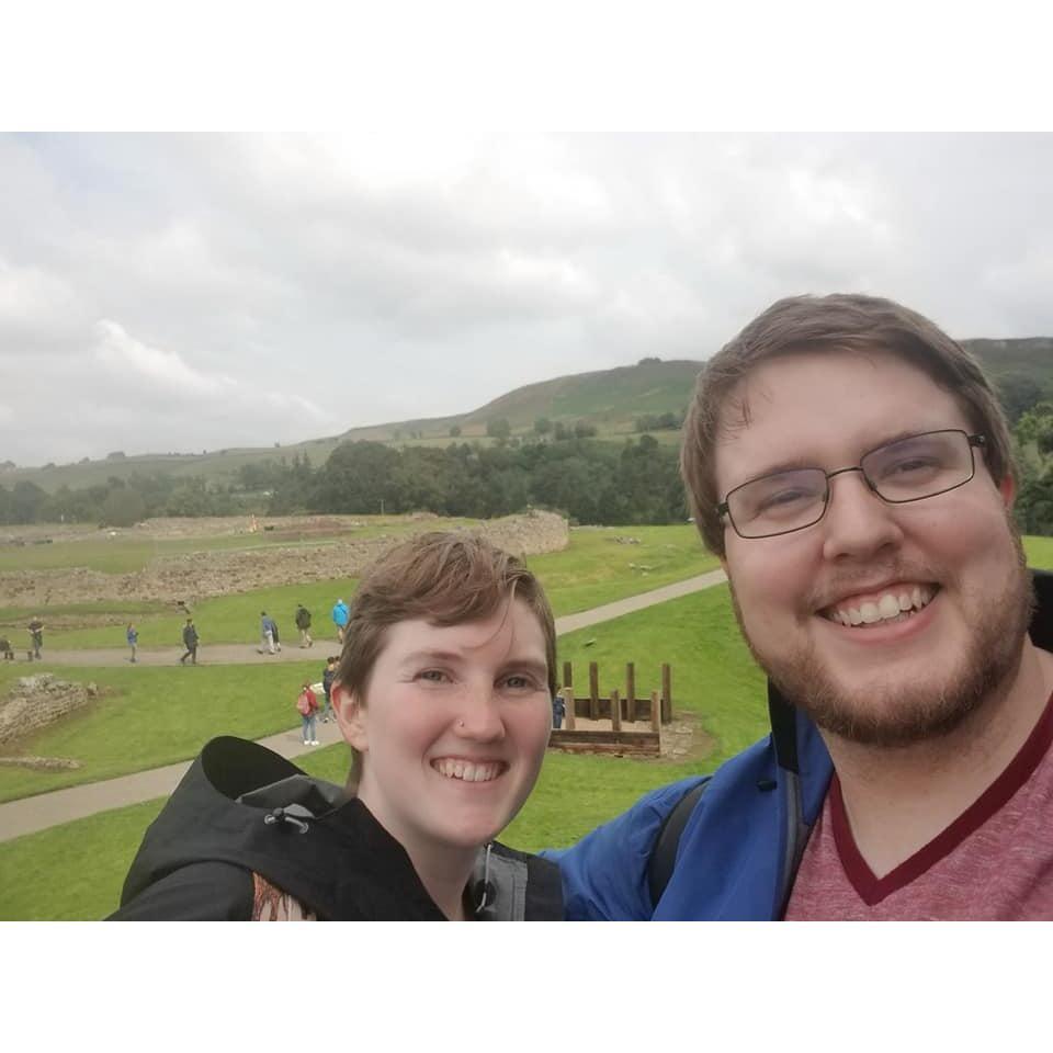 Hadrian's Wall, Nick visits Sara in England, summer 2019