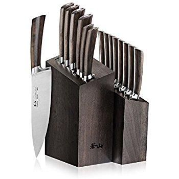 Cangshan V2 Series 59649 22-Piece German Steel Forged Knife Block Set