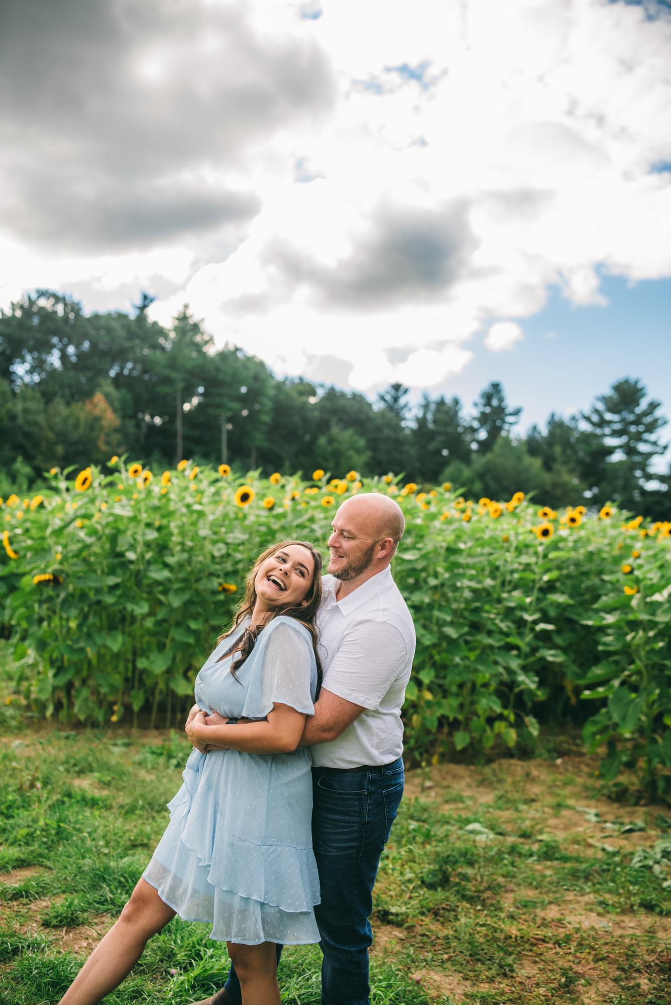 Engagement Photos at Parlee Farms in Tyngsborogh, MA