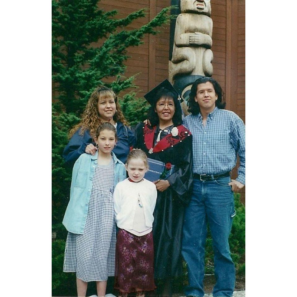 Jayne's Graduation 2000
Kim Wagner, Keisha Olson, Cheyenne Dangeli, Jayne Dangeli, and Ron Dangeli.