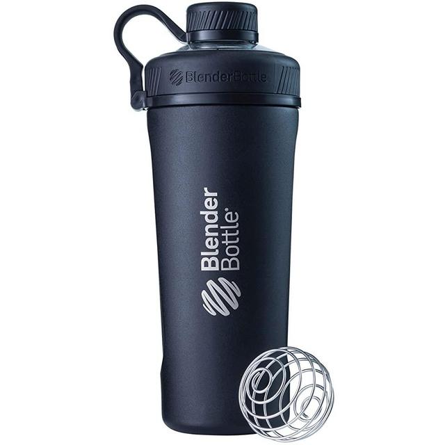 BlenderBottle Radian Insulated Stainless Steel Shaker Bottle, 26- Ounce, Matte Black