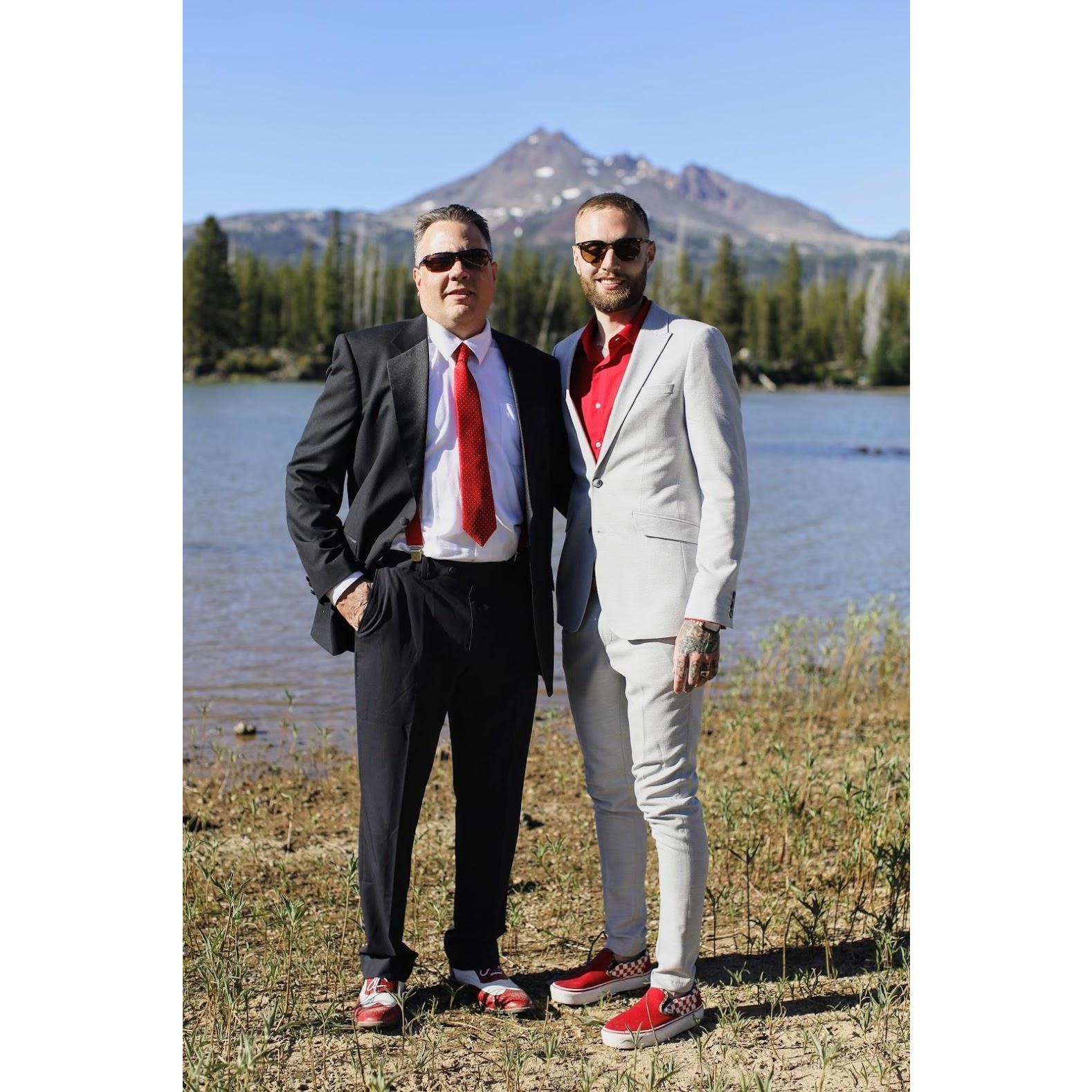 Tyler and his father, Larry.