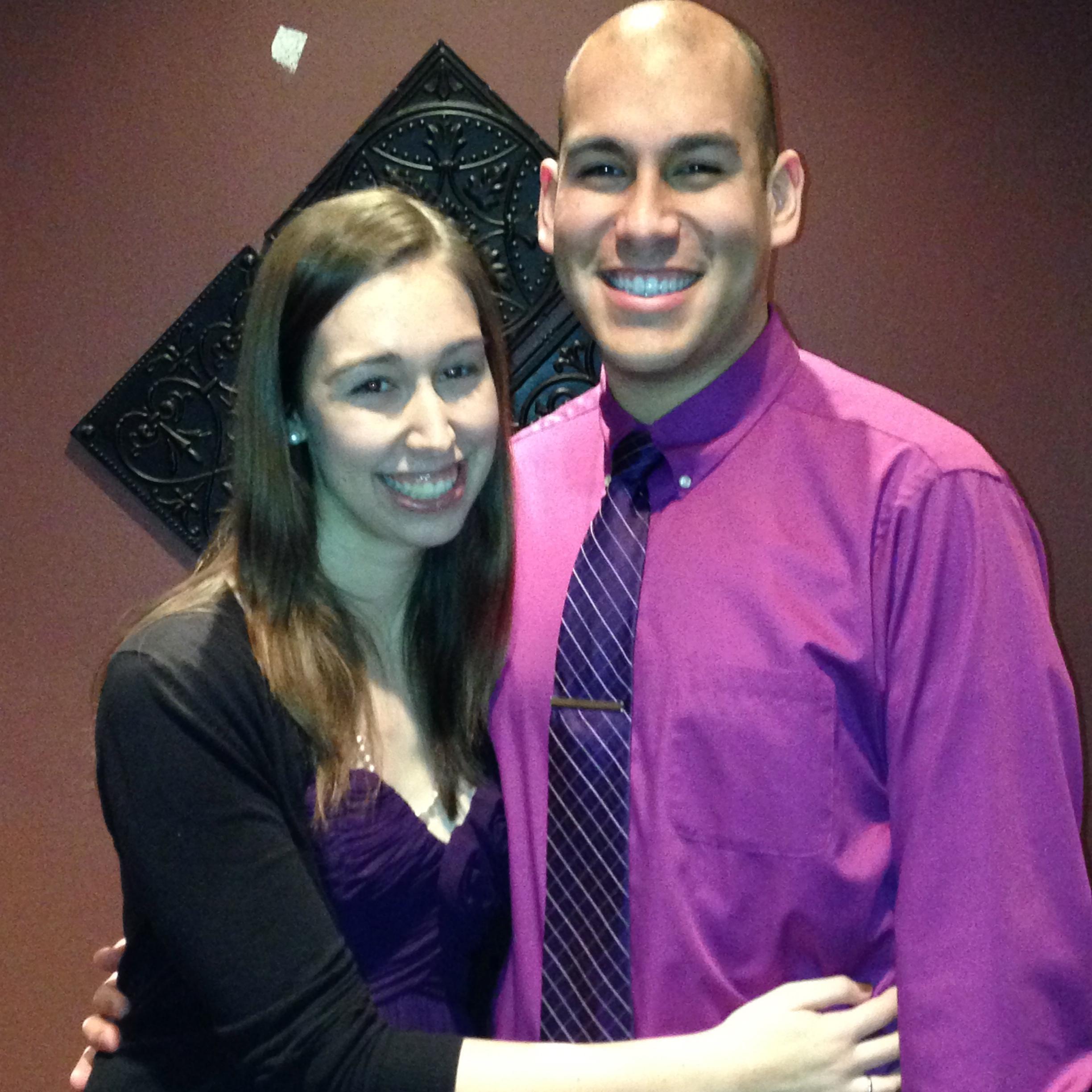 Our first photo together - March 2015