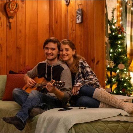 The first and only time we've been able to spend Christmas and New Year's Eve together... so far! (12-31-19)
