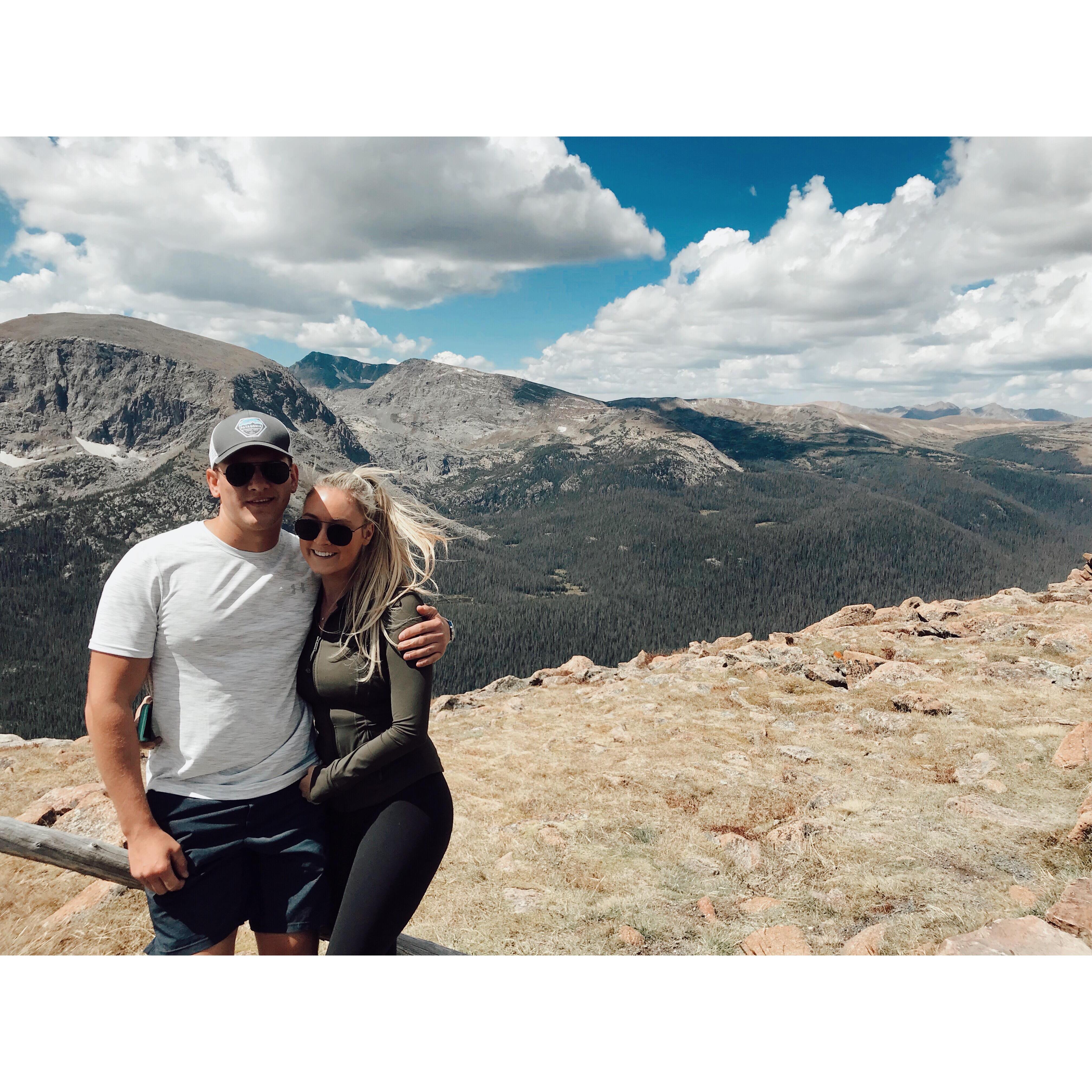 Another picture from Rocky Mountain National Park. This was taken at one of the highest elevation points in the United States!