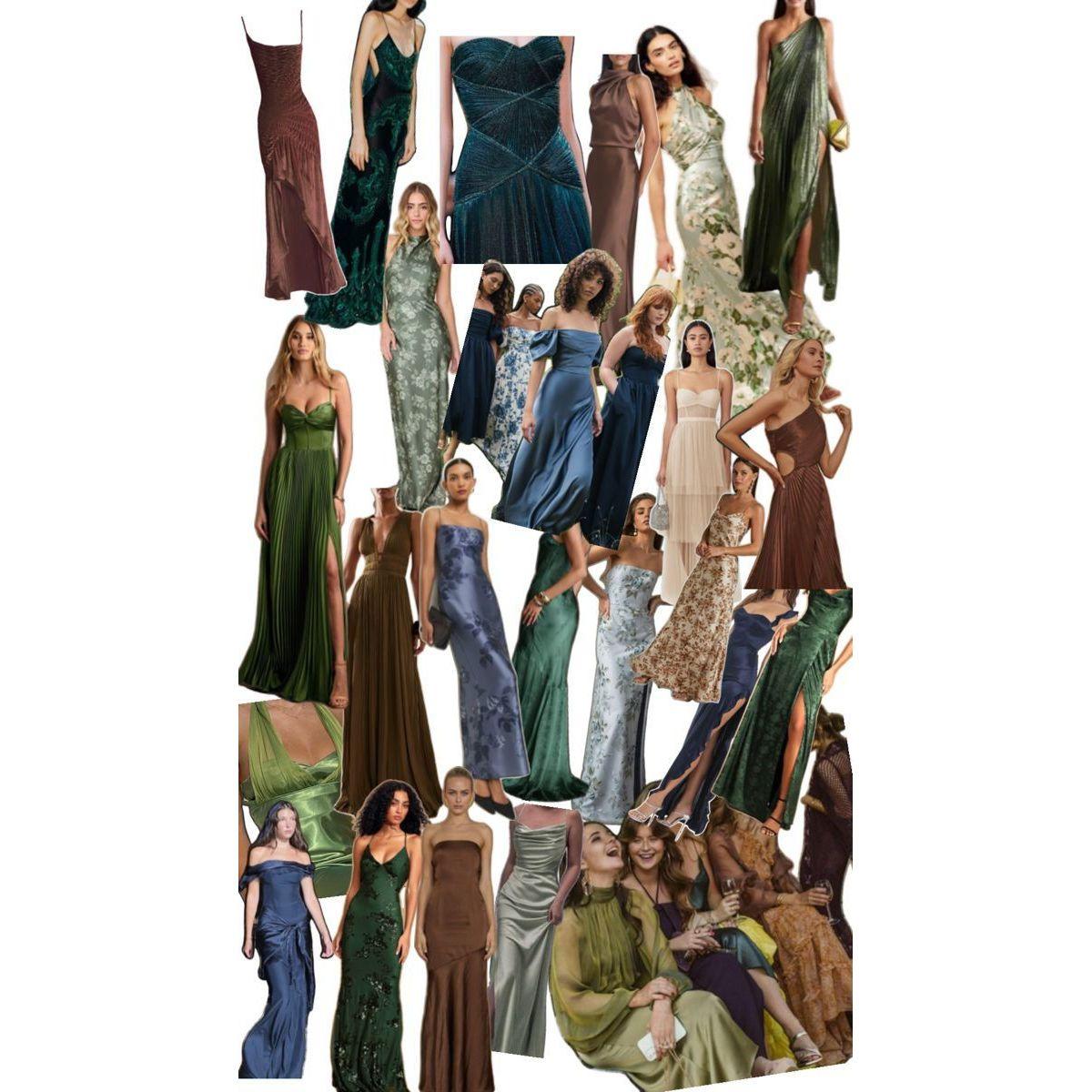 Dress color suggestions.