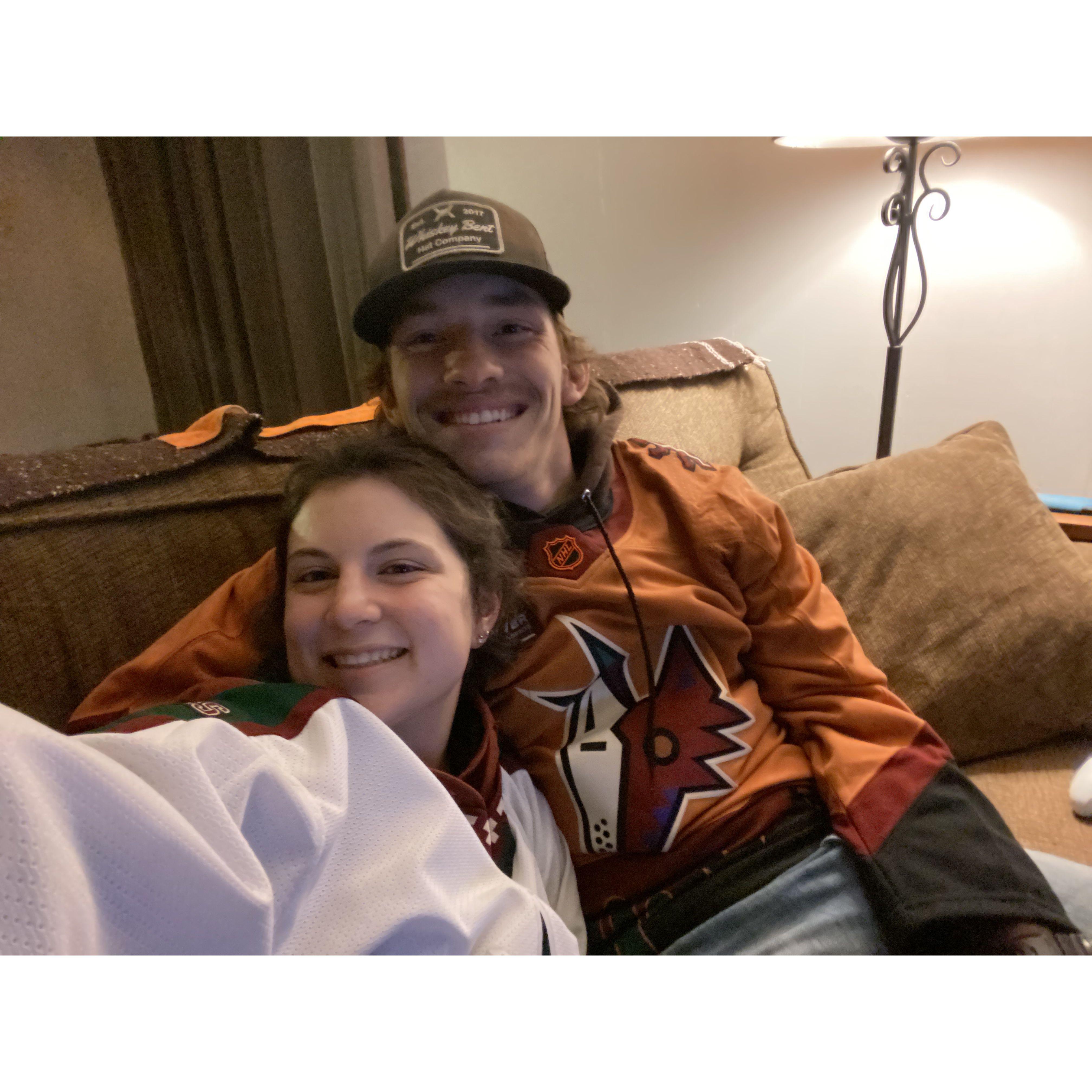 Our first picture together