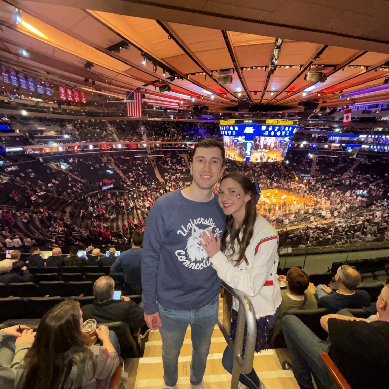 One of many Men’s UConn basketball games at Madison Square Garden (Storrs South!). March 2024.
