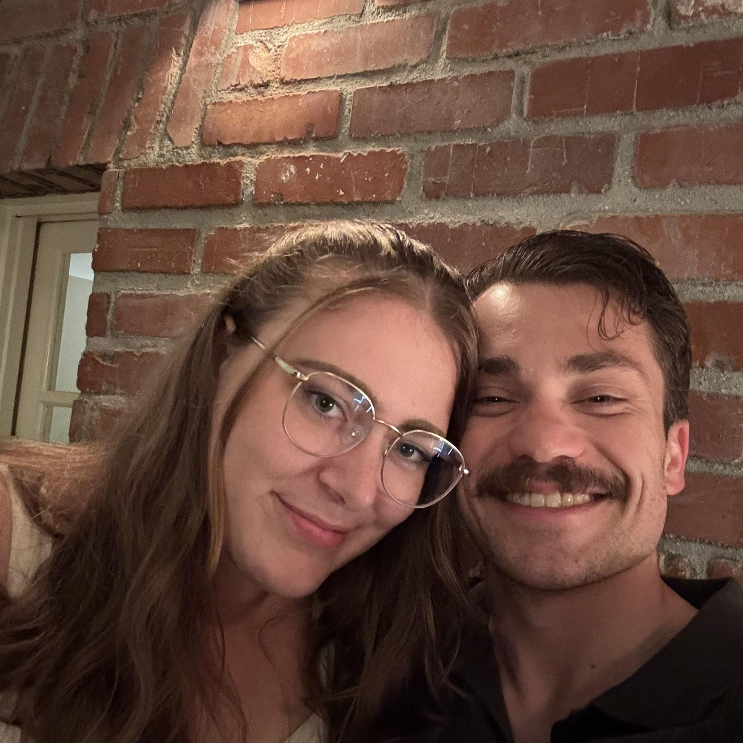 A selfie of us in one of our favorite bars in San Diego - Crafted Coupe!