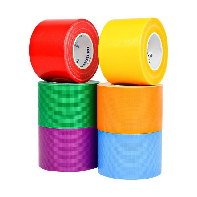 SIKEDEPRO Rainbow Colored Duct Tape 6 Pack,15 Yards x 2 Inch Heavy Duty Rainbow Waterproof Colored Tape Variety Pack,Tear by Hand,Great for Packaging, Arts & Crafts and DIY