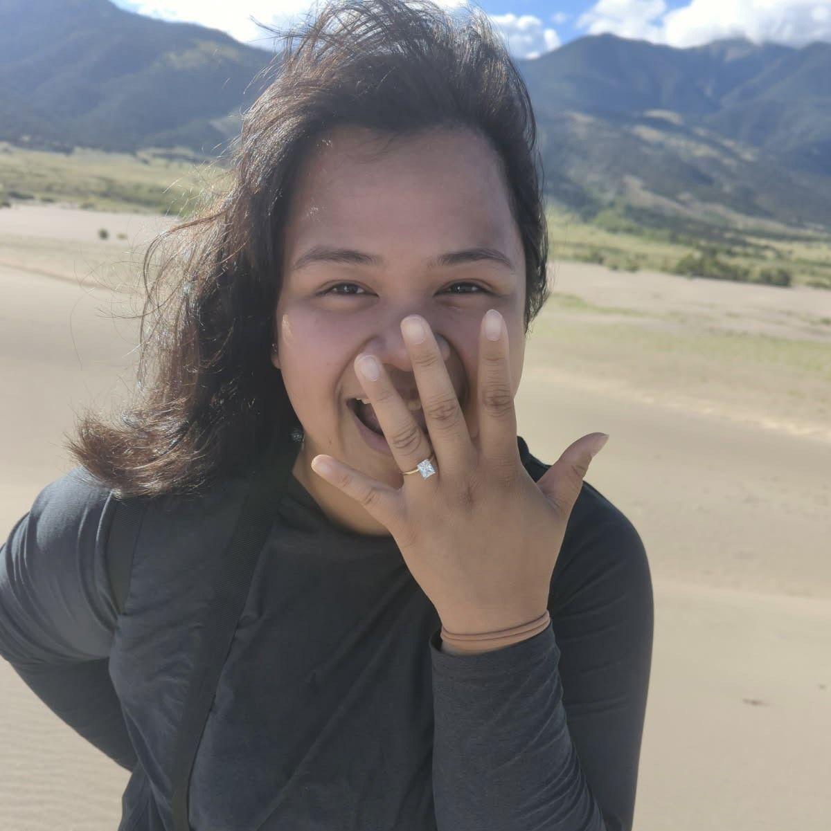 Audrey said "Yes!"