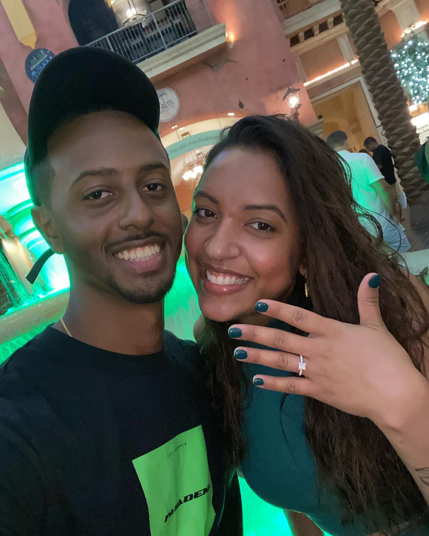 The day after the proposal!