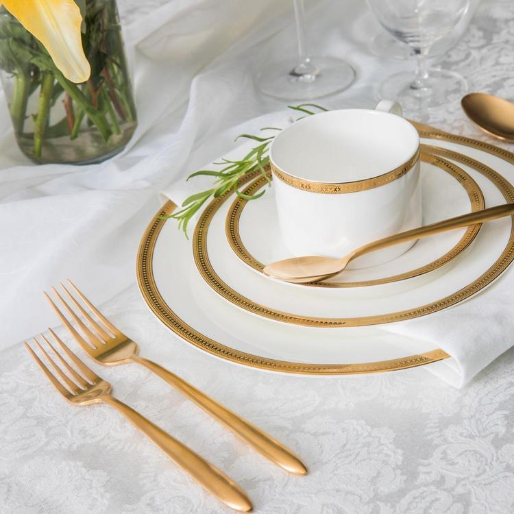 Fortessa, Velo Brushed 5-Piece Flatware Set, Service for 1 | Zola