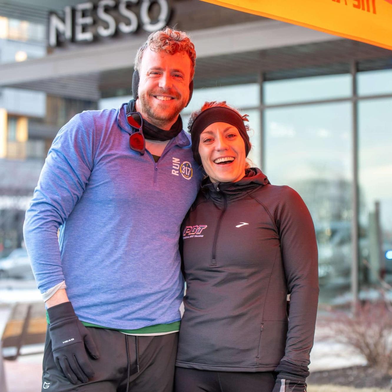 The first time we went to a race together! 🐻‍❄️
