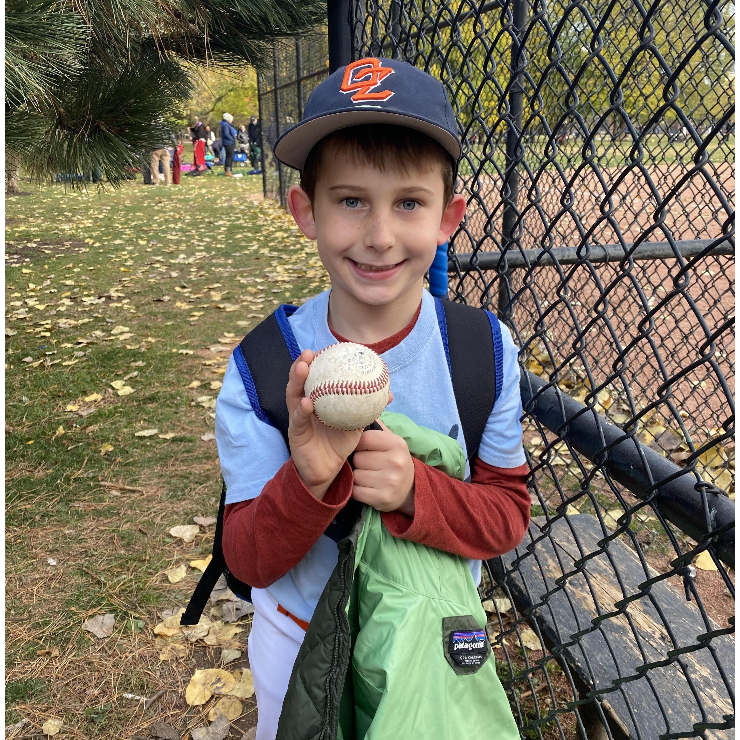 He won game ball!
