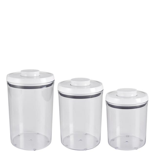 OXO 1128780 Good Grips 3-Piece Airtight POP Round Canister Set