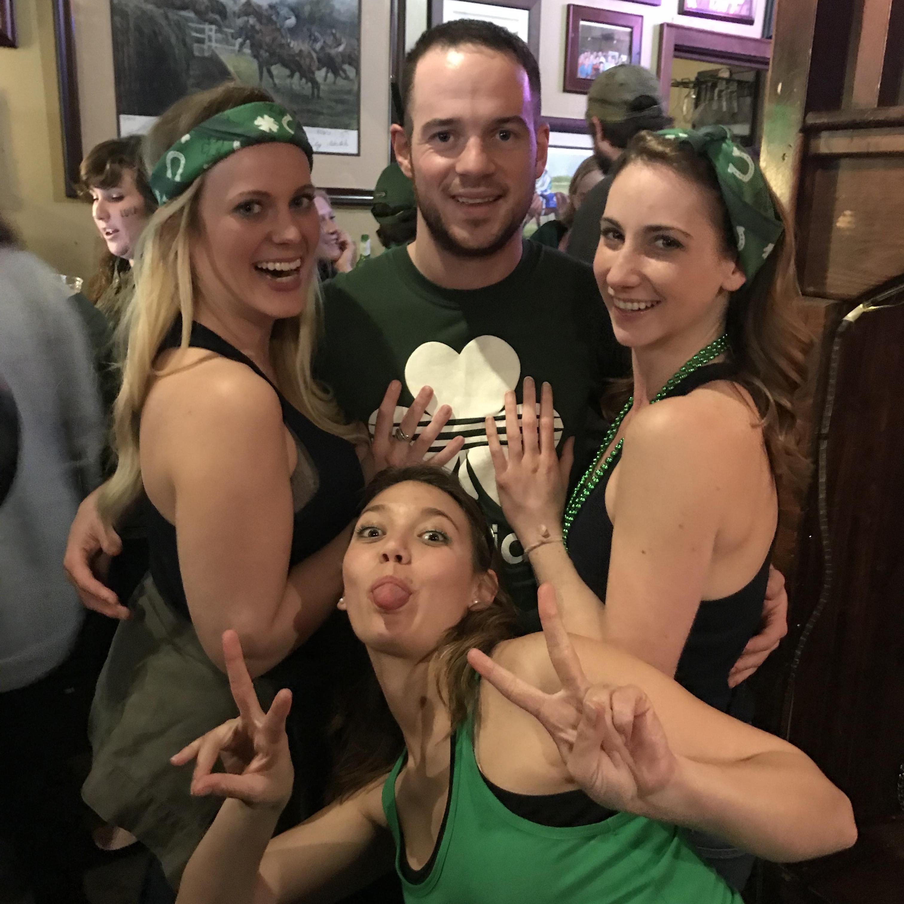 Sean's girlfriend and girlfriend's girlfriends.