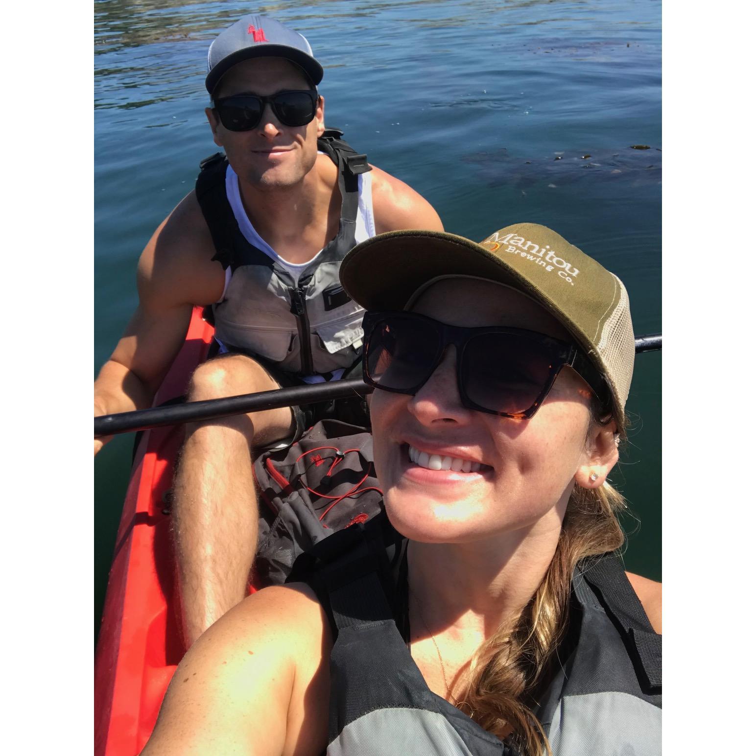 Kayaking in SLO with the otters.