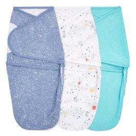 essentials wrap swaddle 3-pk stargaze