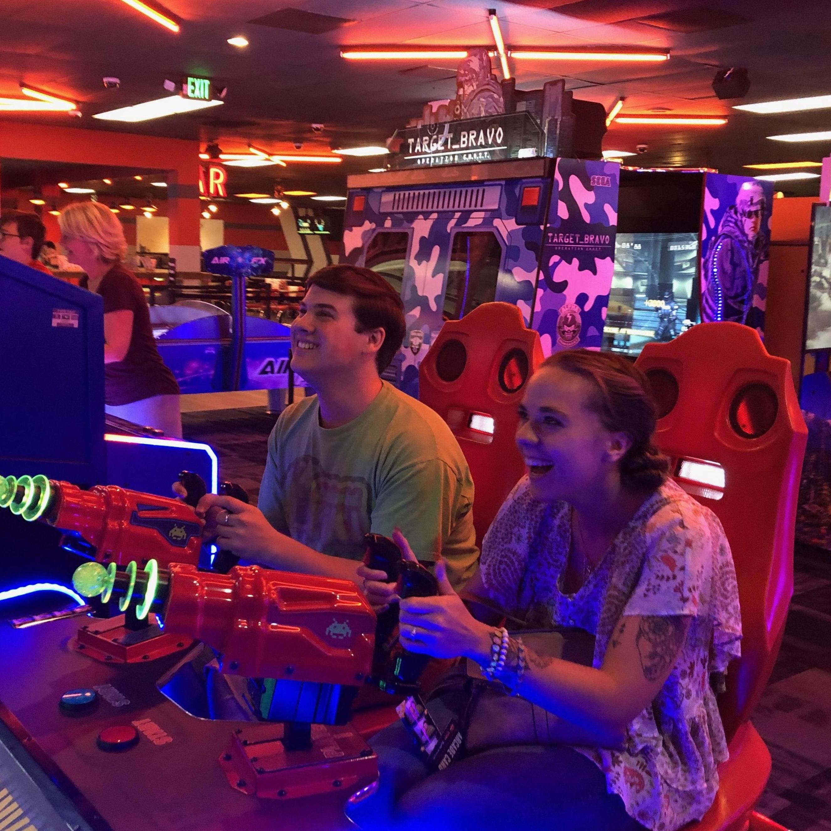 Bowling alley arcade, summer of 2019.