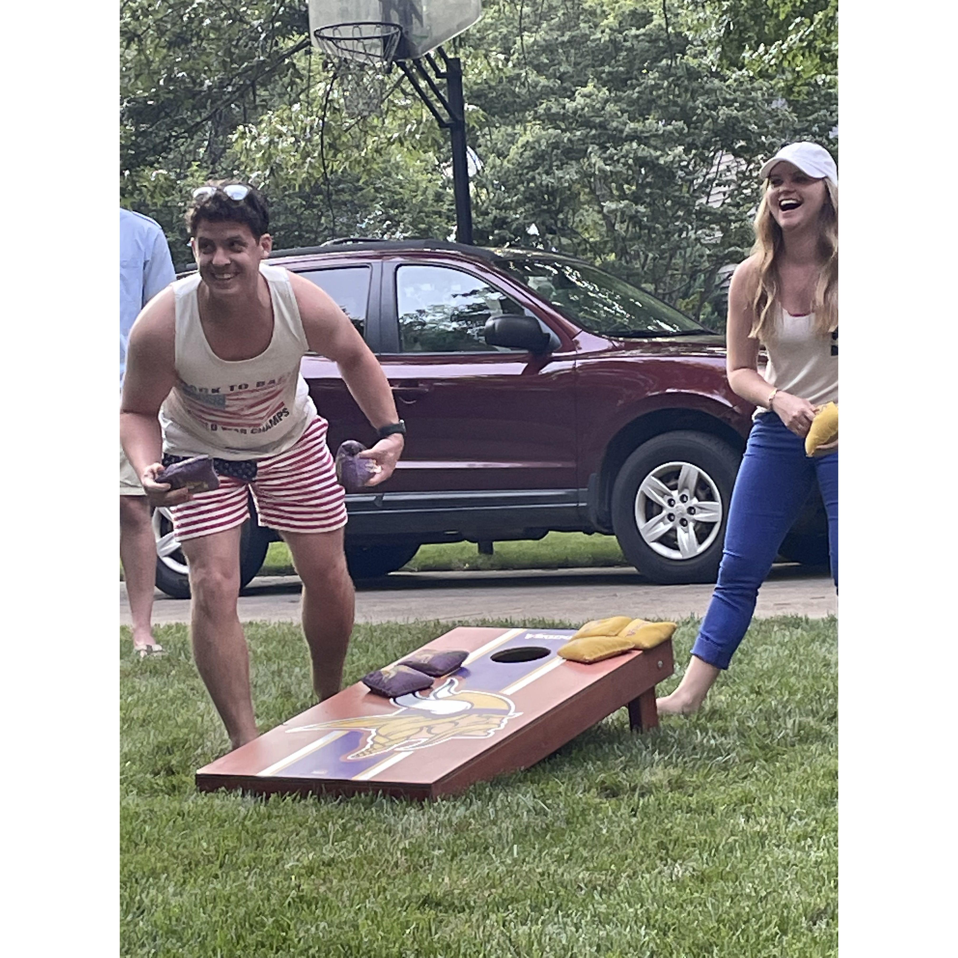 4th of July! Can you tell? Look at Joey's shorts - Huntersville, NC