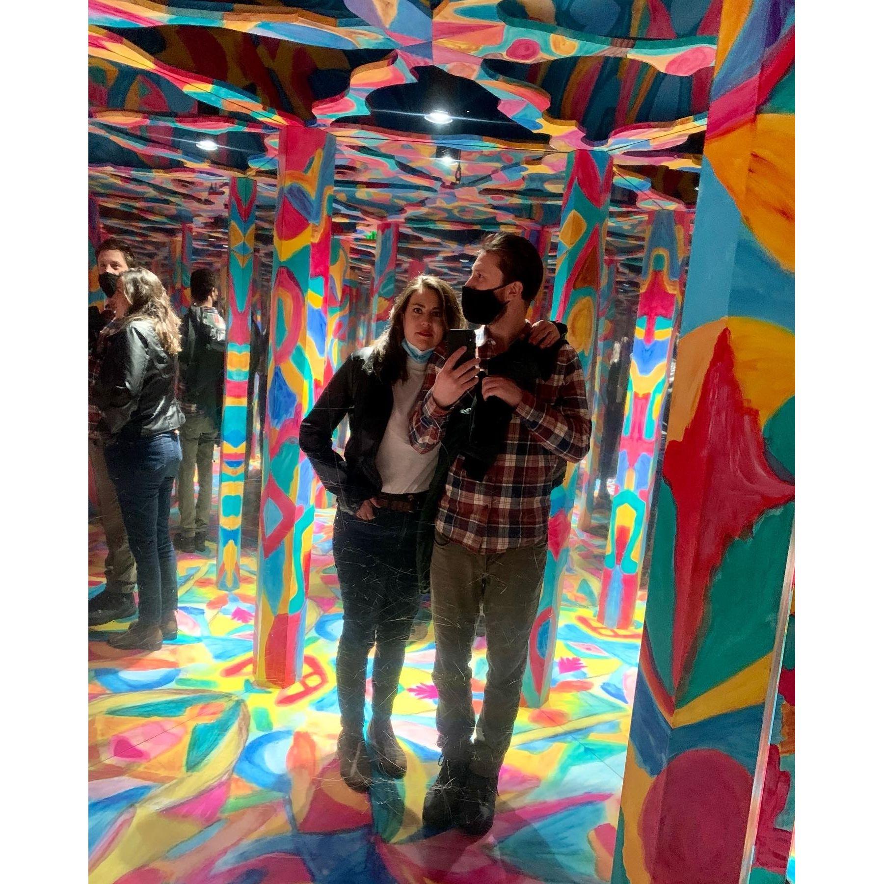 Finding out which side is my best while we're lost somewhere in Meow Wolf