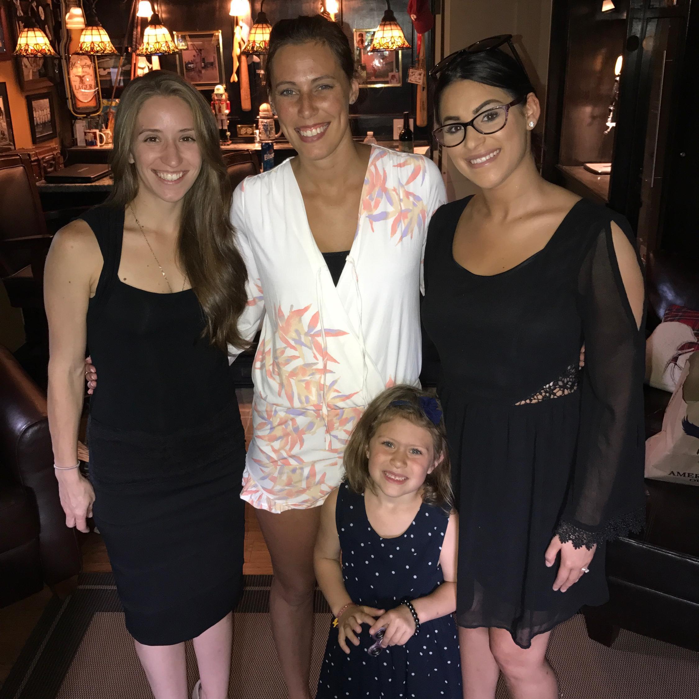 Right after I asked my sisters, Kerriann and Joelle, and my niece Riley to be in the bridal party.