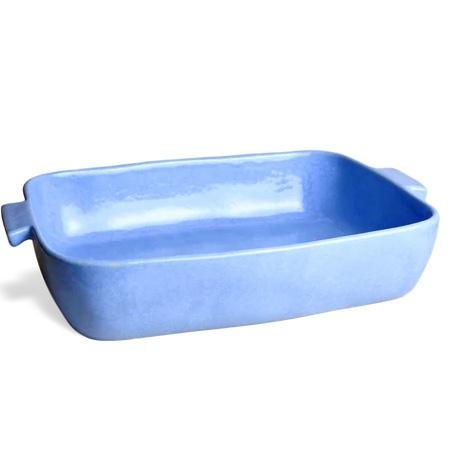 Carmel Ceramica, Inc. Cozina Rectangle Baker Blue