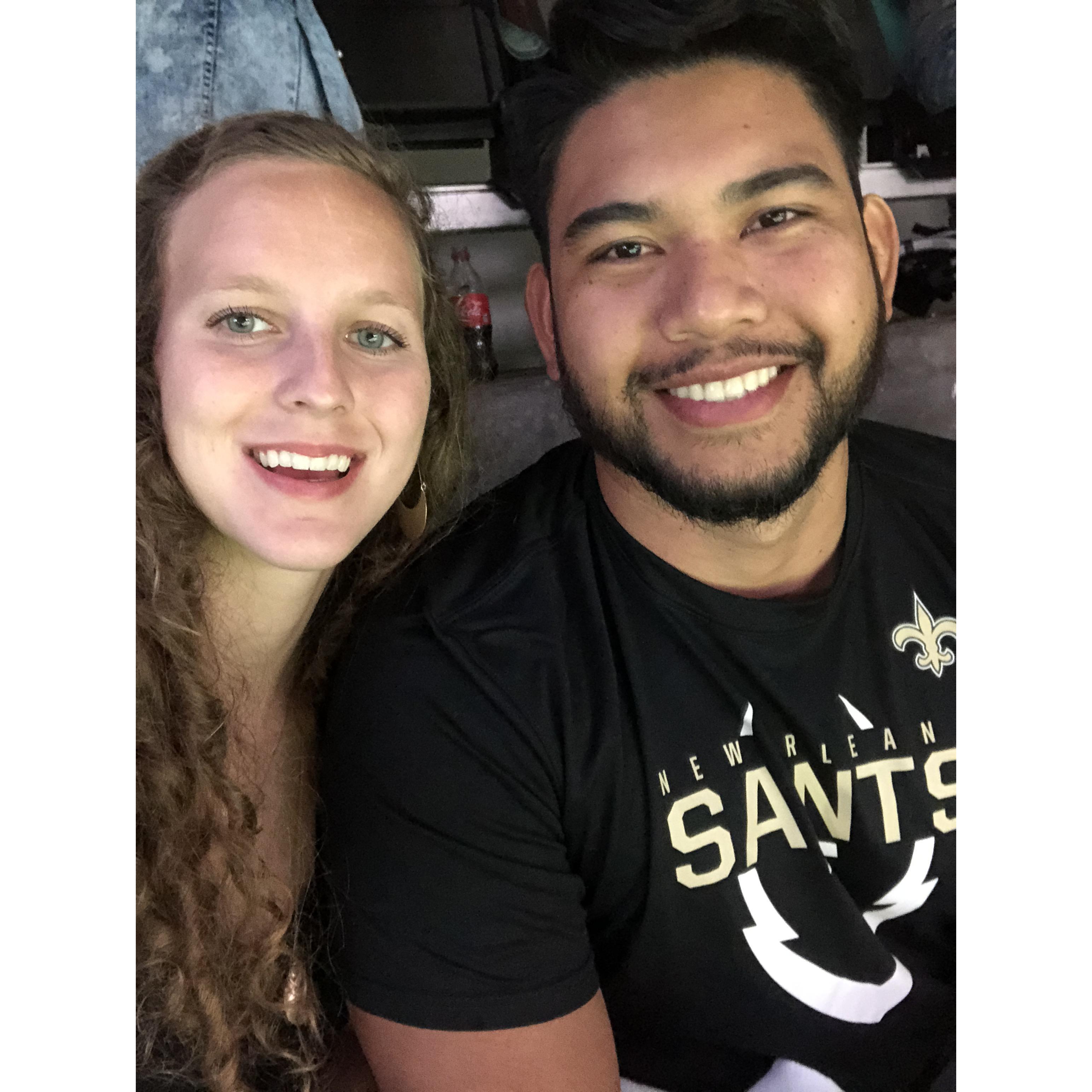 Superdome
New Orleans, Louisiana
October 2018
Rex's first Saints game