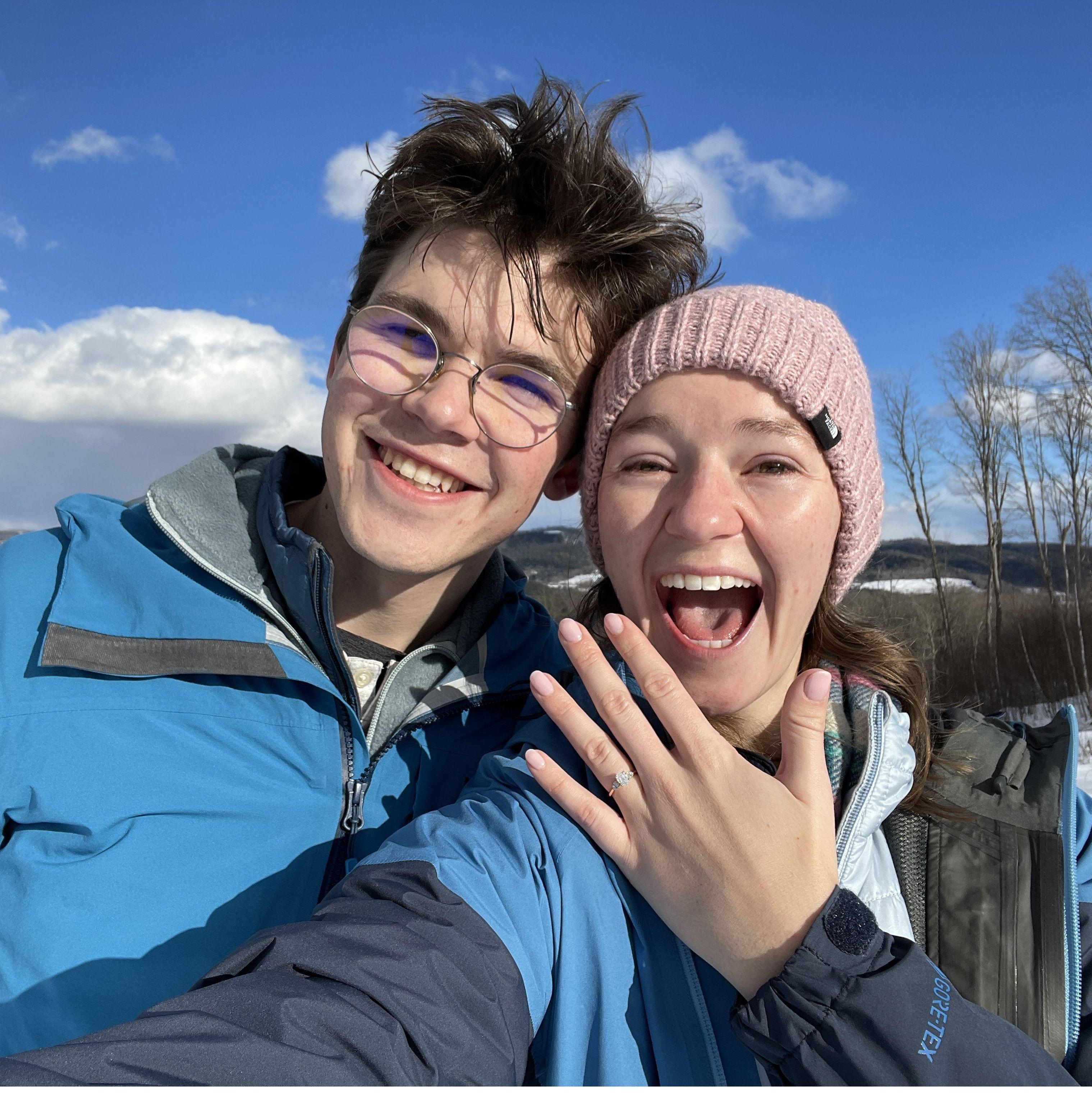 She said yes!