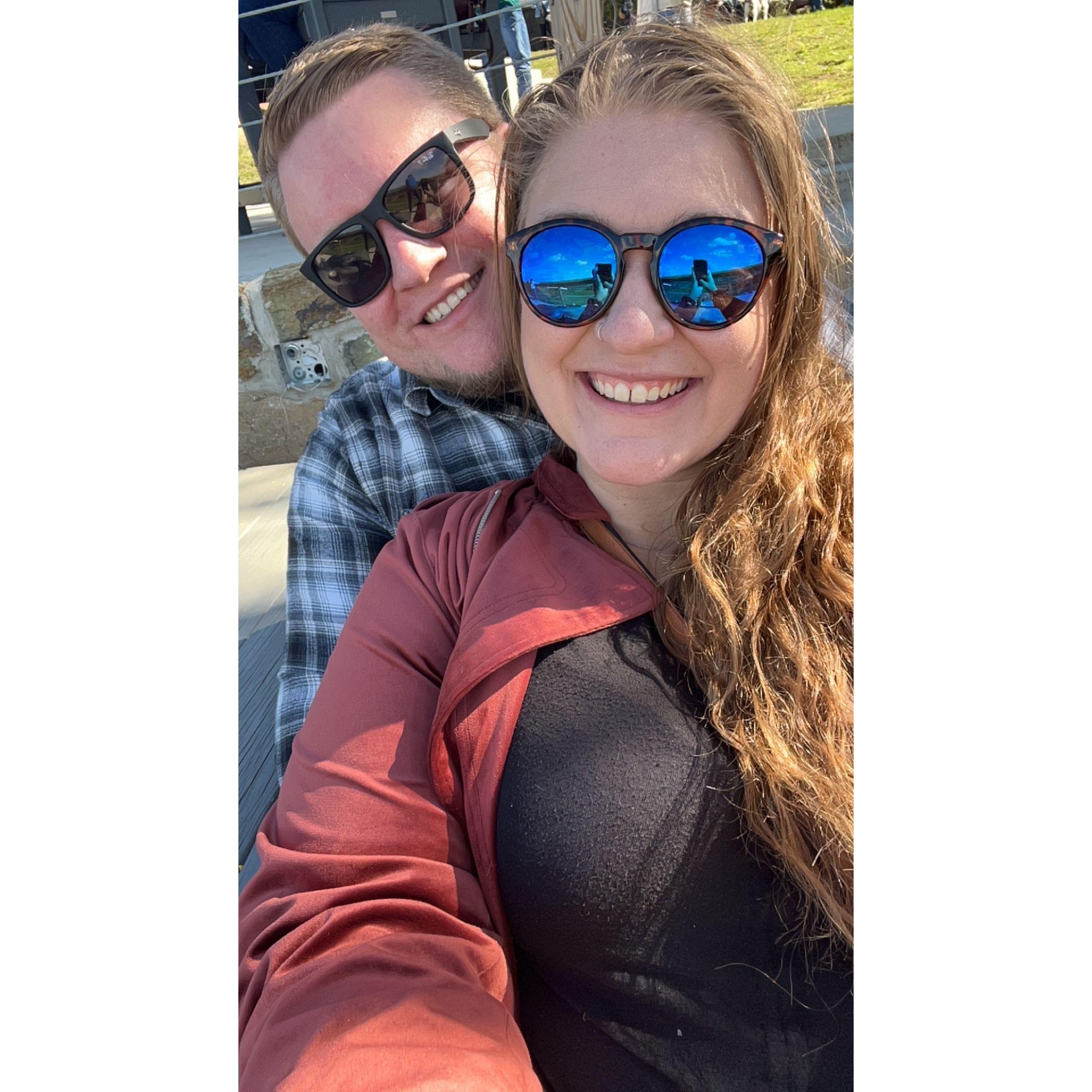 Our first date!