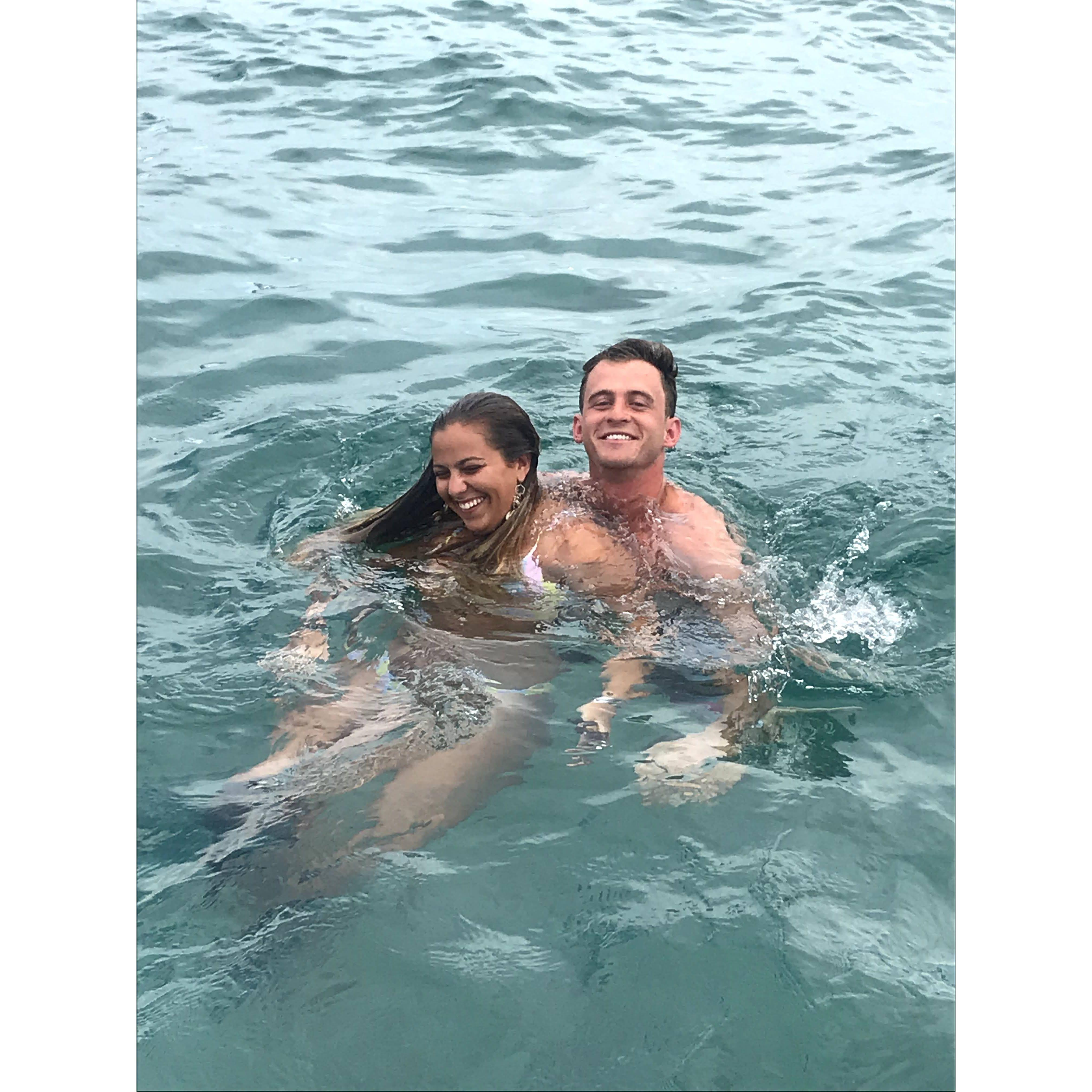 the vacation we took together after knowing each other for a month