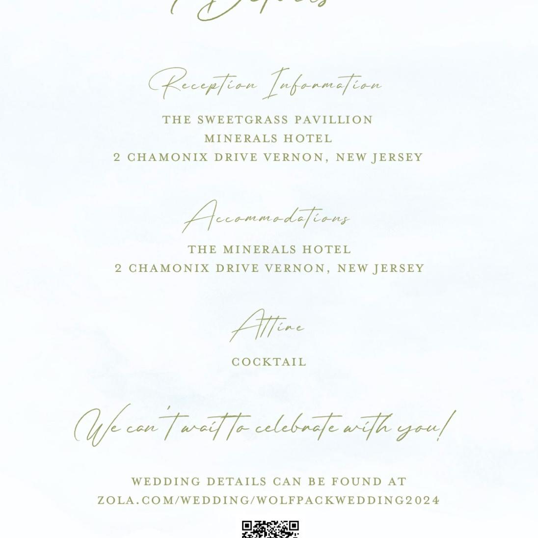 Just in case you lost your invitation!