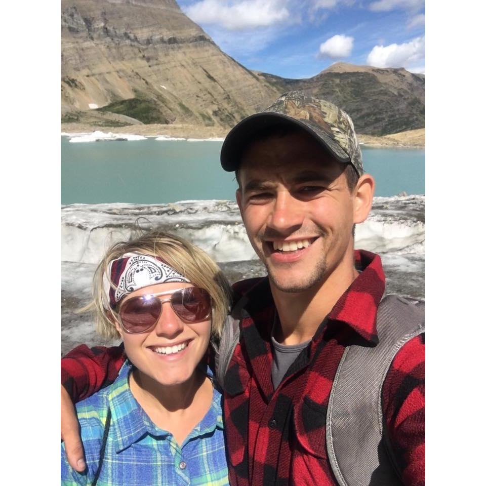 How can you not take a selfie with a glacier?!