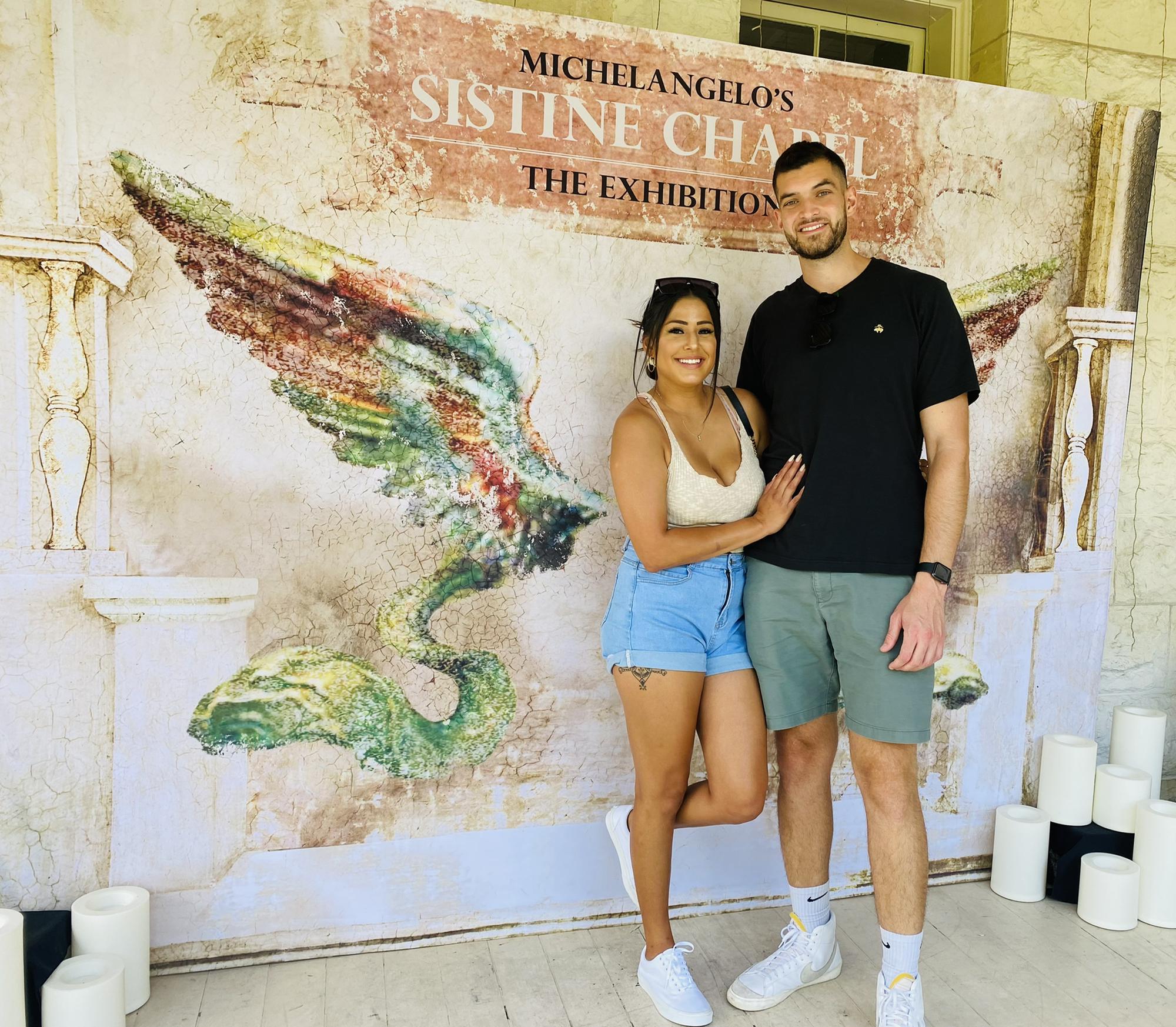 Surprise art exhibit for Stephanie’s birthday