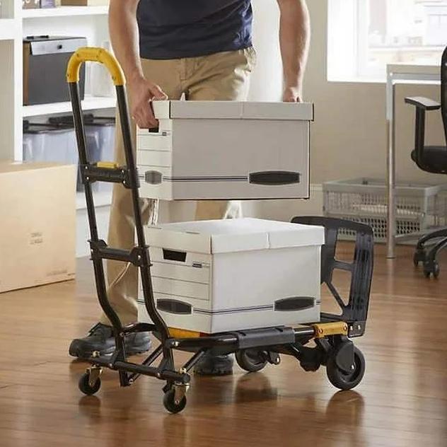 Folding Hand Truck Shifter XL 300 lbs 2-in-1
