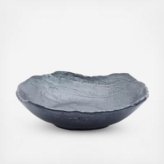 Tessa Black Large Abstract Bowl