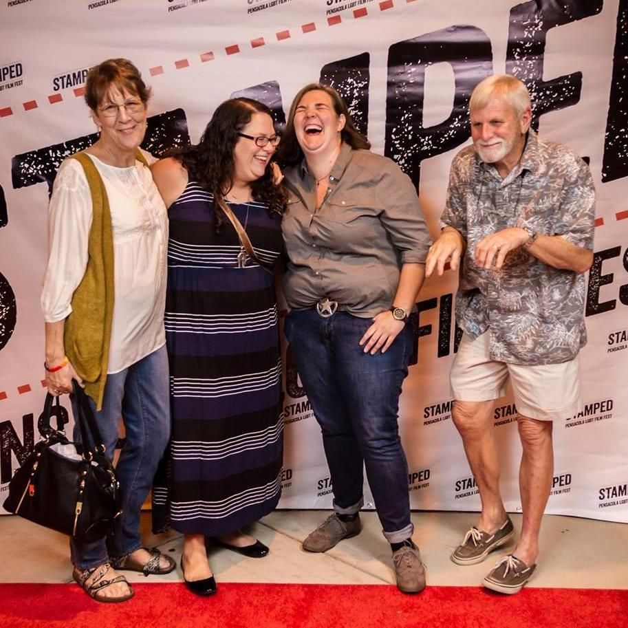 Stamped LGBT Film Fest with Jenny's family.