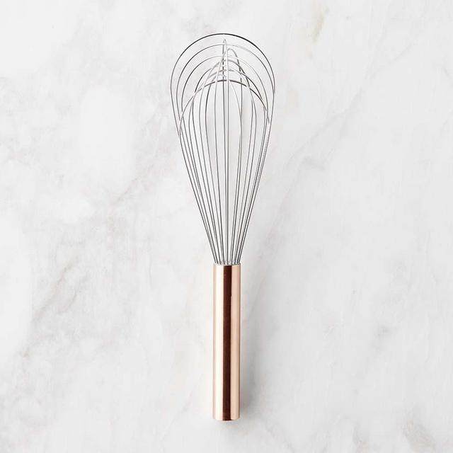 Copper Handled Whisk, 12"