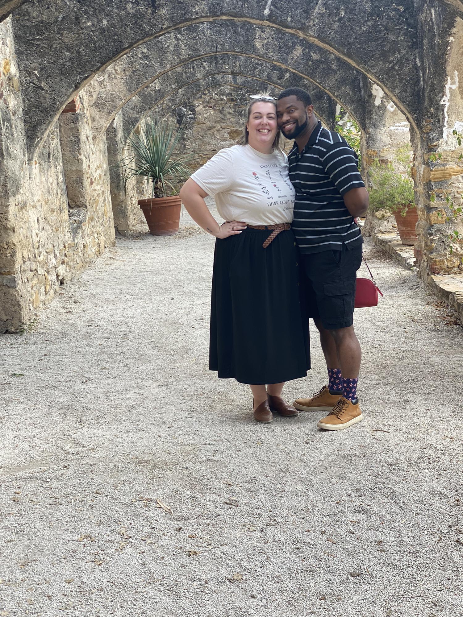 This photo is from their trip to San Antonio, the first time Alyssa was able to meet Josiah's lovely family!