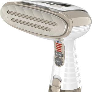 Conair Turbo Extreme Steam Hand Held Fabric Steamer, GS59X, 1875W, 15 min, 7.3 oz, White/Champagne