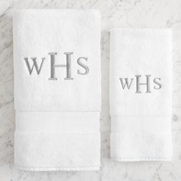 Classic Organic Hand Towel - White