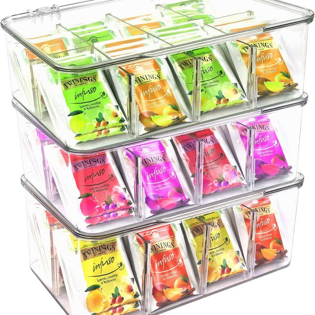 Plastic Tea Bag Organizer