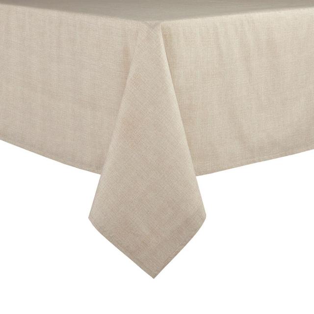 Bee & Willow™ Textured Weave 60-Inch x 120-Inch Oblong Laminated Tablecloth in Taupe