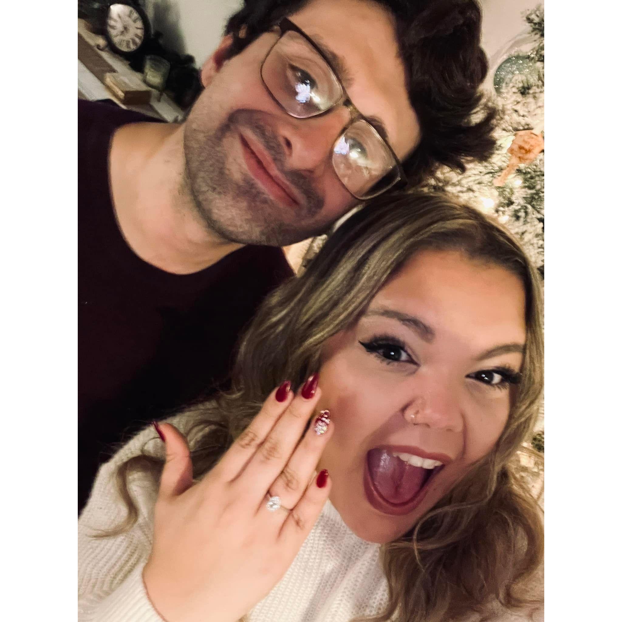 December 2023- We're engaged!