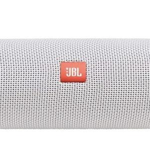 JBL FLIP 5, Waterproof Portable Bluetooth Speaker, White, 3.6 x 3.6 x 8.5