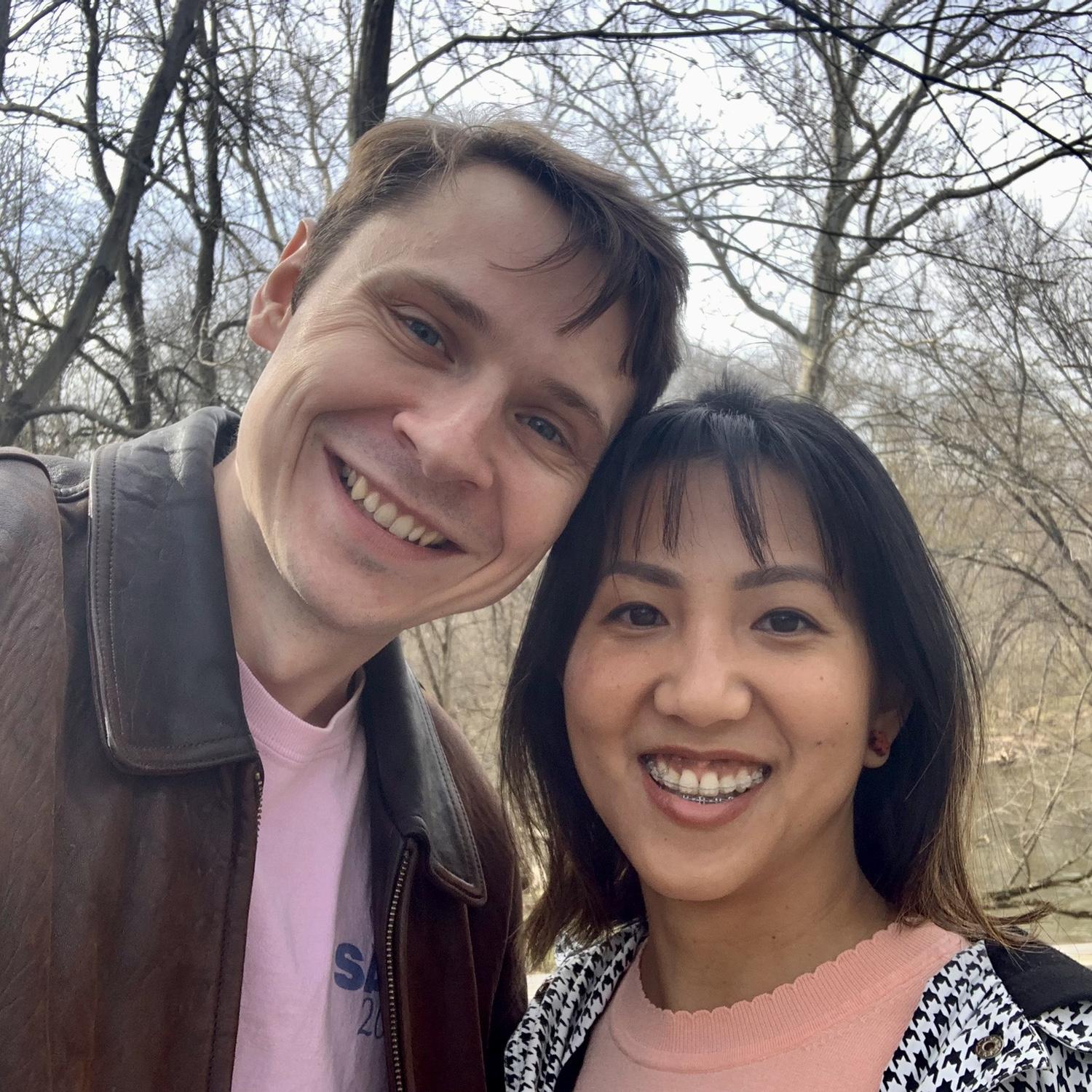 Our first picture as an official couple