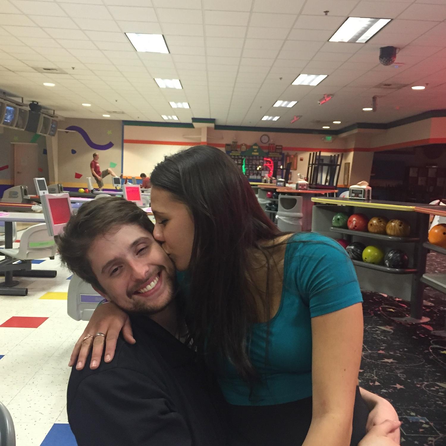 Nick asked me to be his girlfriend right before a friend snapped a pic of us